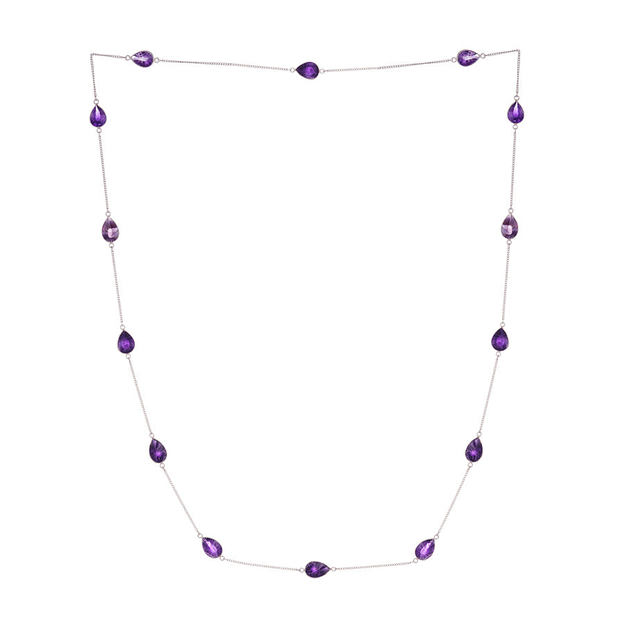 Sterling Silver Amethyst Chain