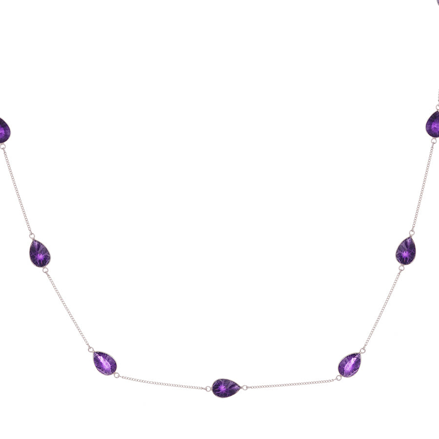 Sterling Silver Amethyst Chain