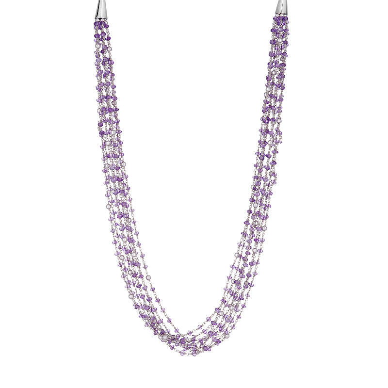 Sterling Silver Amethyst Chain