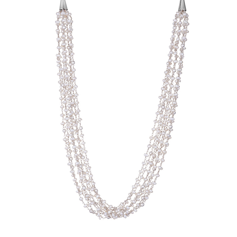 Sterling Silver Pearl Chain