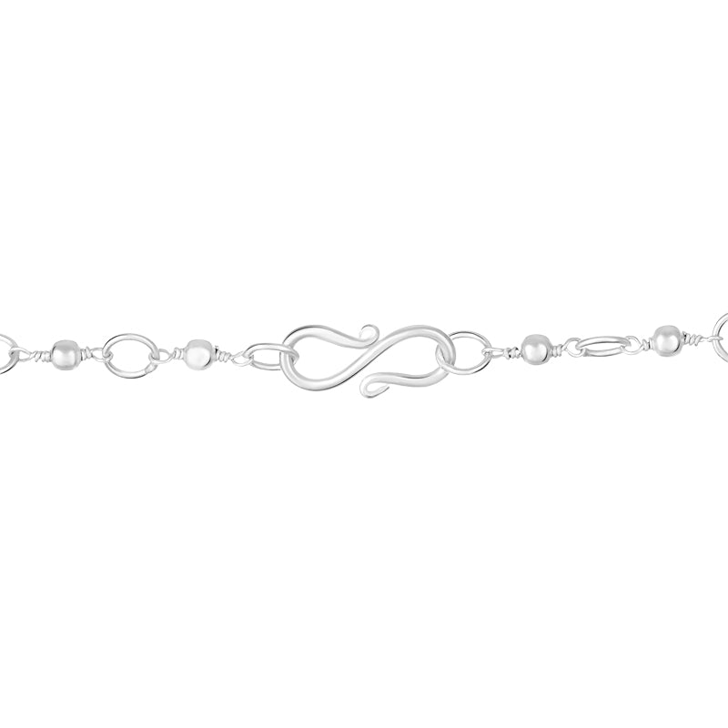 Sterling Silver Smokey Topaz Chain