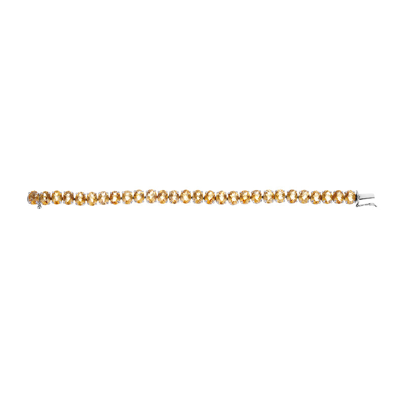 Sterling Silver Golden Topaz Bracelet