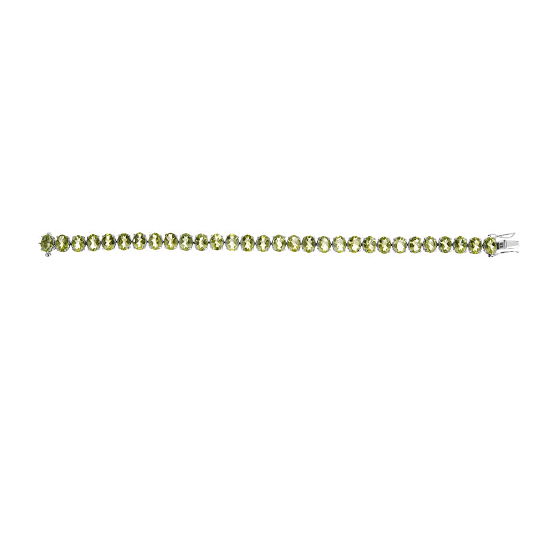 Sterling Silver Peridot Bracelet