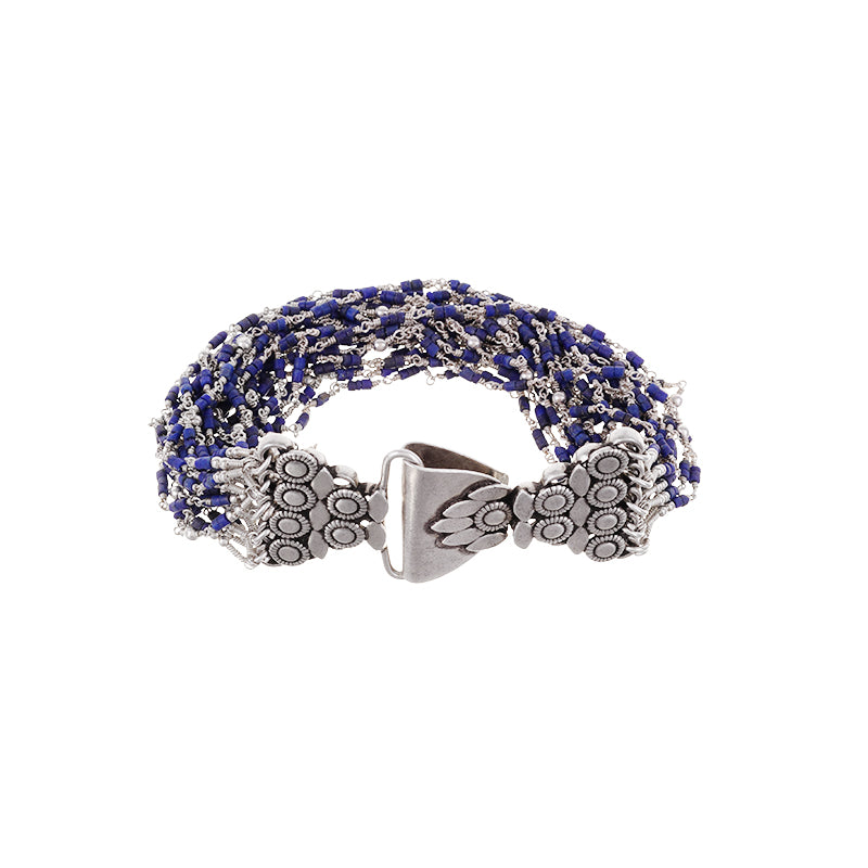 Sterling Silver Lapis Bracelet