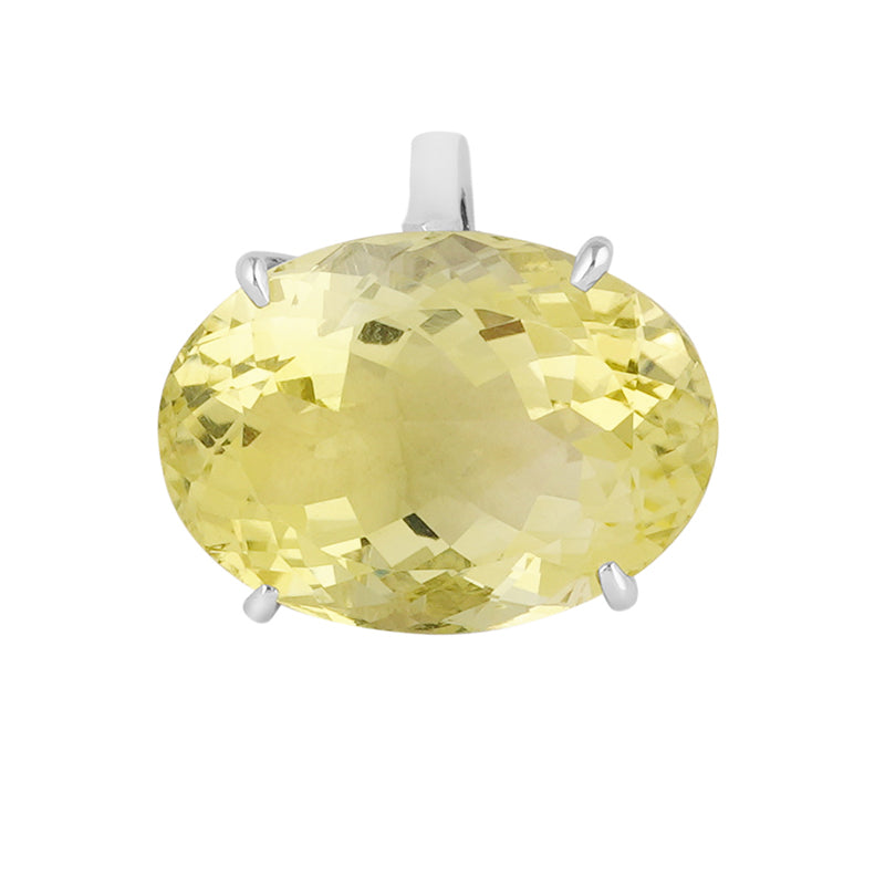 Lemon Topaz Ring in Sterling Silver