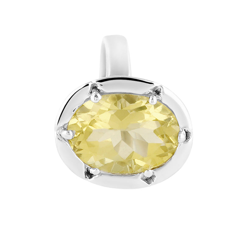 Lemon Topaz Ring in Sterling Silver