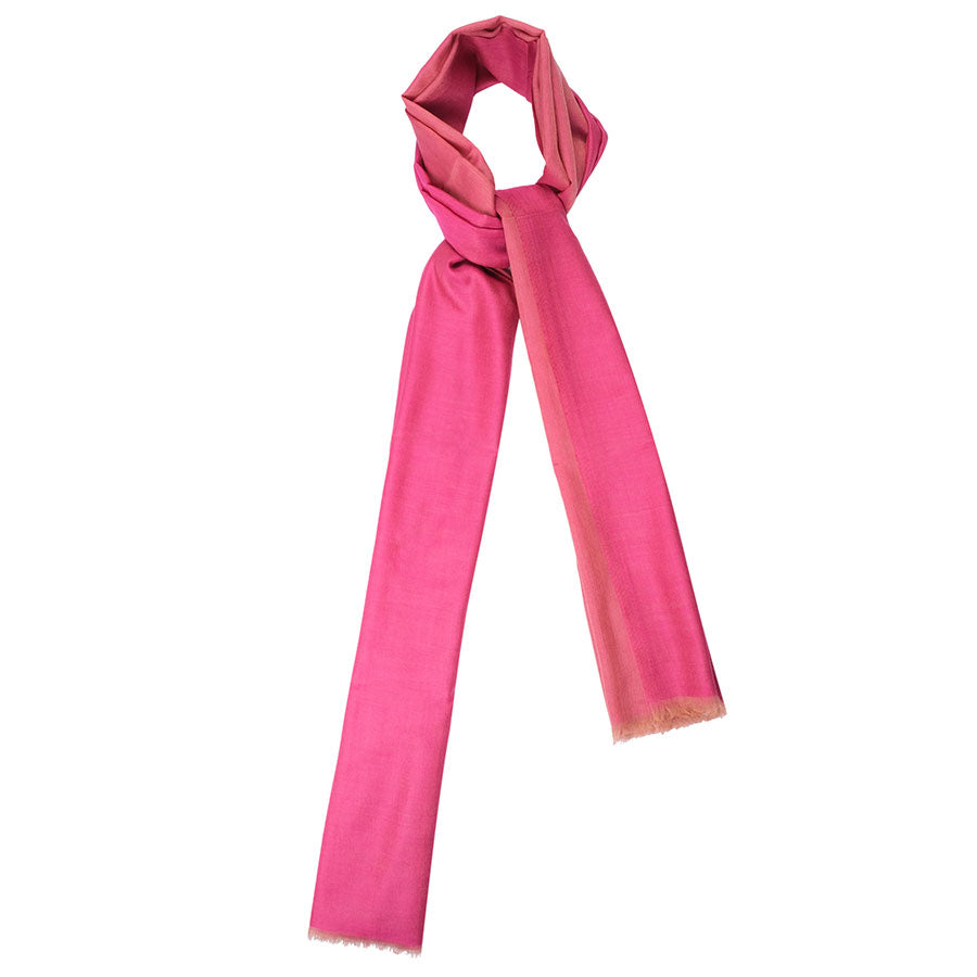 Pink Reversible Cashmere stole