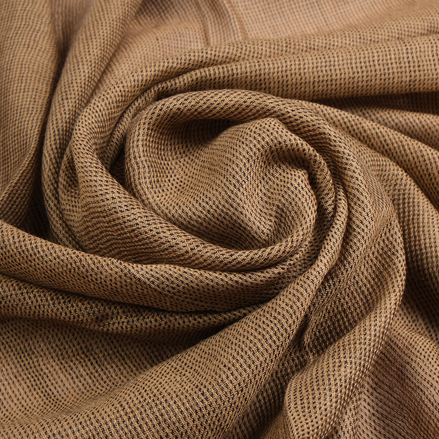 Brown Khadi Wollen Stole