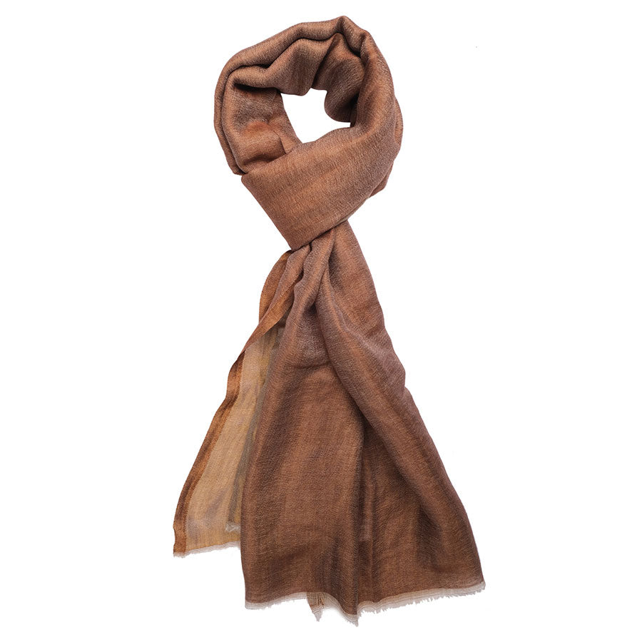 Brown & Bronse Reversible Cashmere Stole