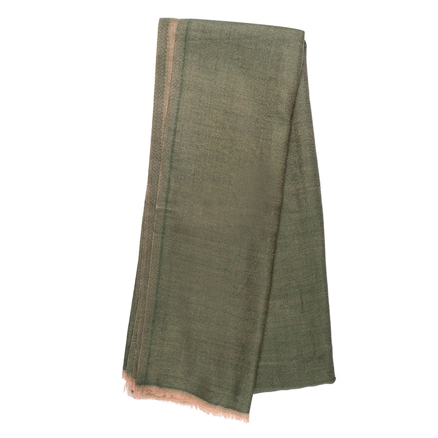 Sage & Sepia Reversible Cashmere stole