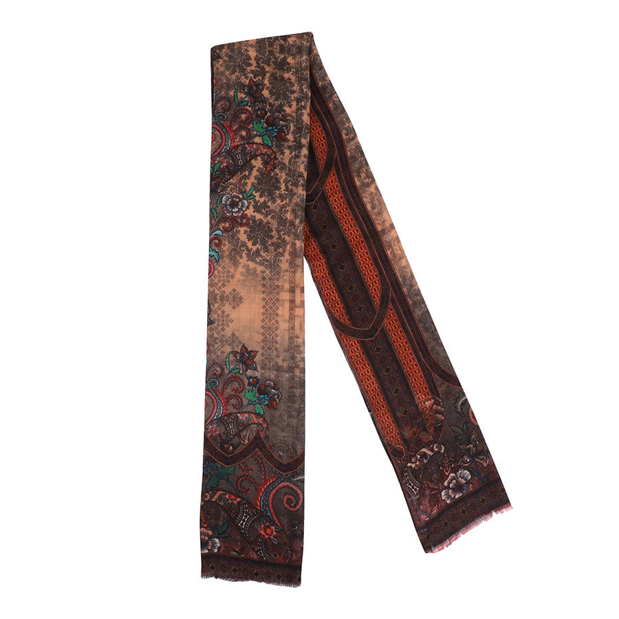 Paisley's on a Brown Ombre Shahbano Stole