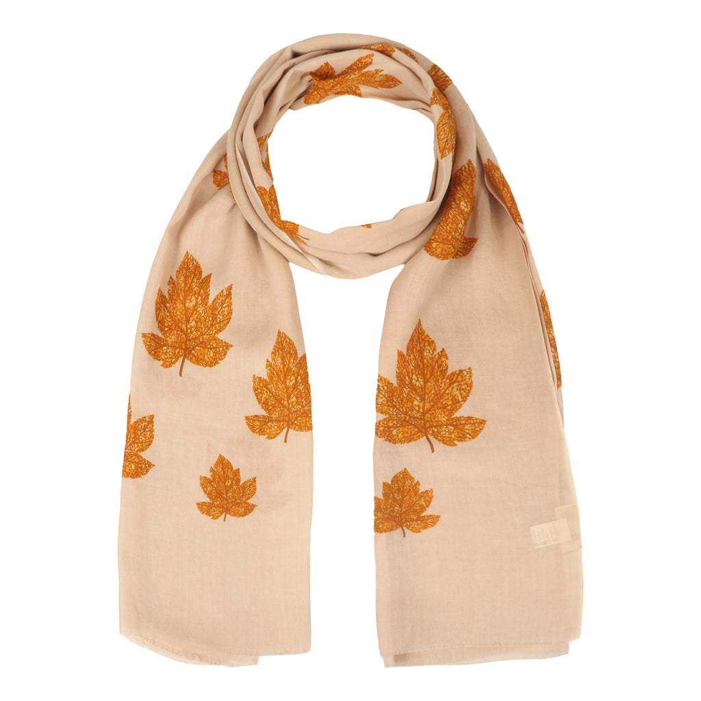 Cotton Screen Printed Stole - Chinar