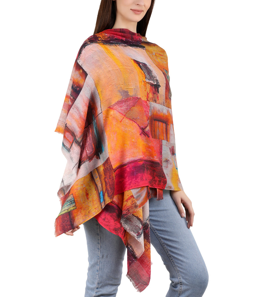 Cotton Digital Printed Stole -  Abstract Trudy